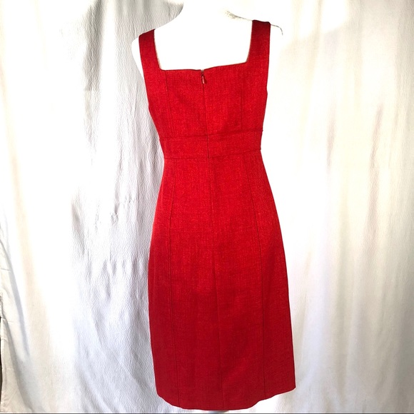 NWT David Meister Red Sleeveless Casual Dress - Picture 3 of 8